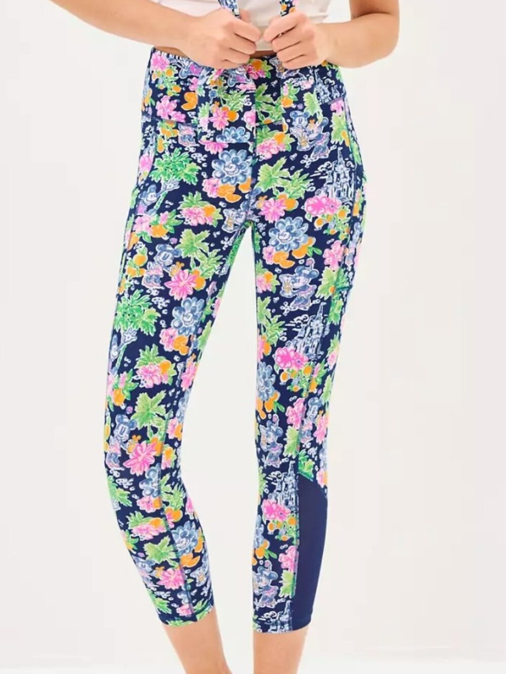 Lilly Pulitzer x Disney Leggings, Lilly Loves Disney Navy, XXL (Size 20)